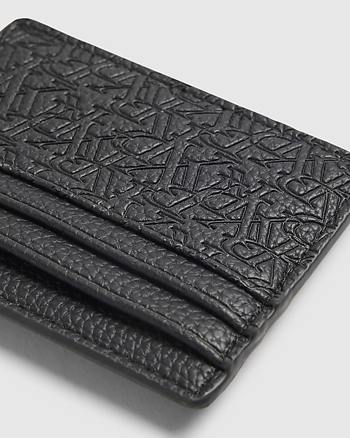 Black Monogram Card Holder