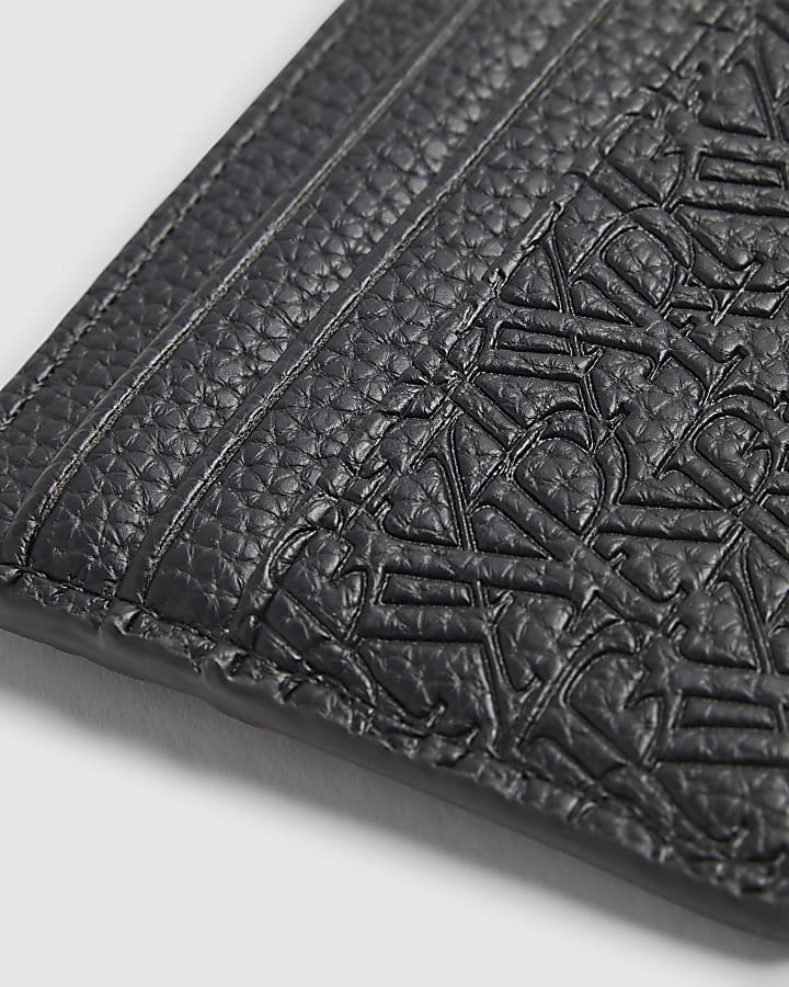 Black Monogram Card Holder