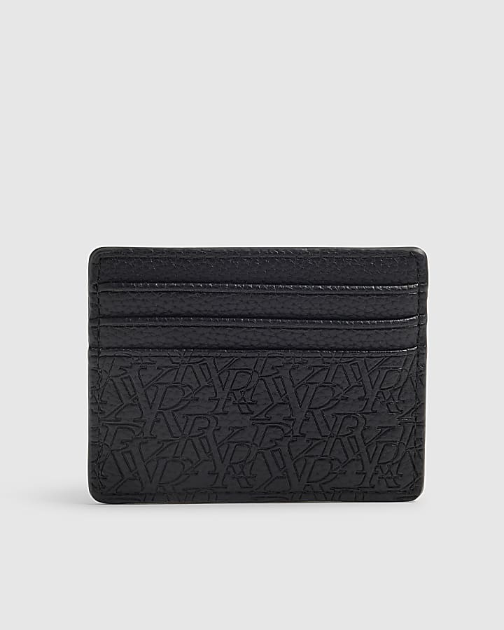 Black Monogram Card Holder