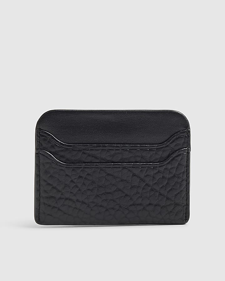 Black Faux Leather Cardholder