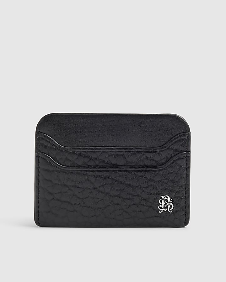 Black Faux Leather Cardholder