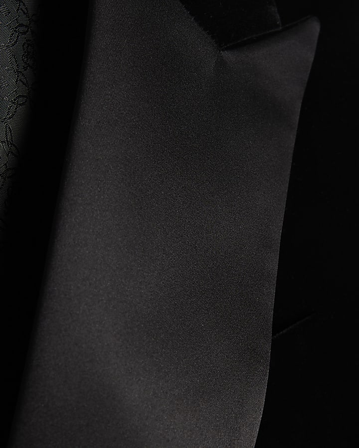 Black Velvet Blazer Jacket