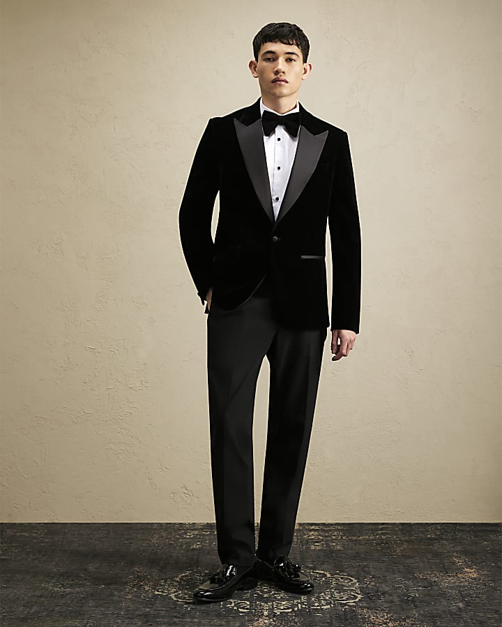 Black Velvet Blazer Jacket