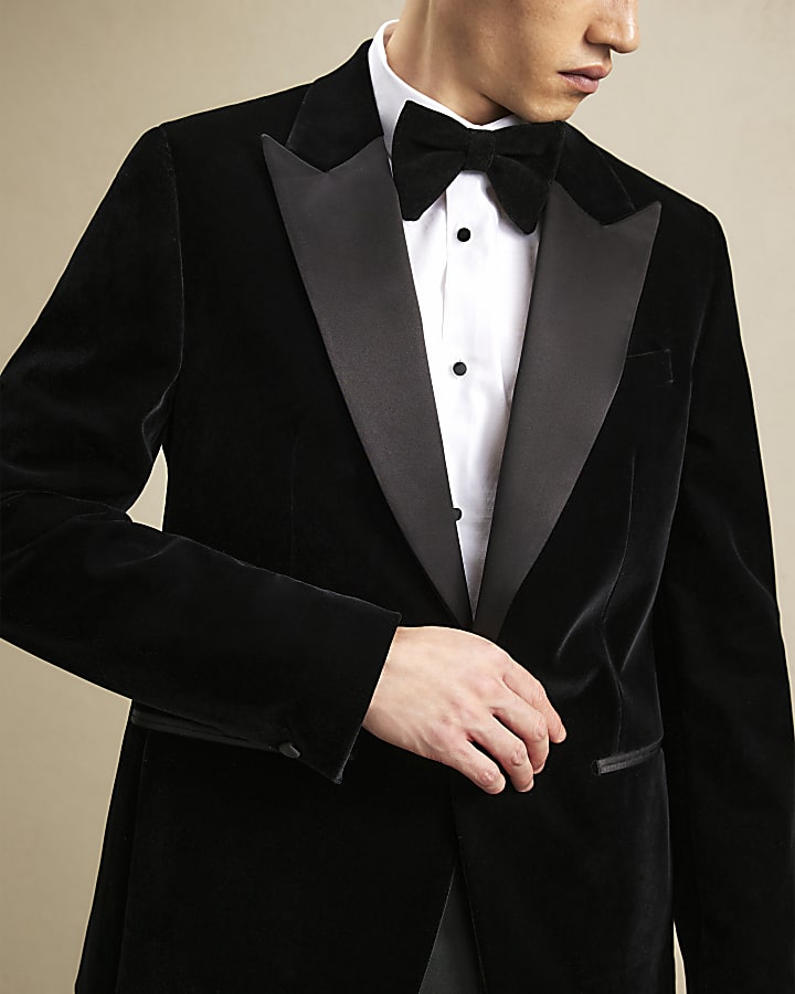 Black Velvet Blazer Jacket