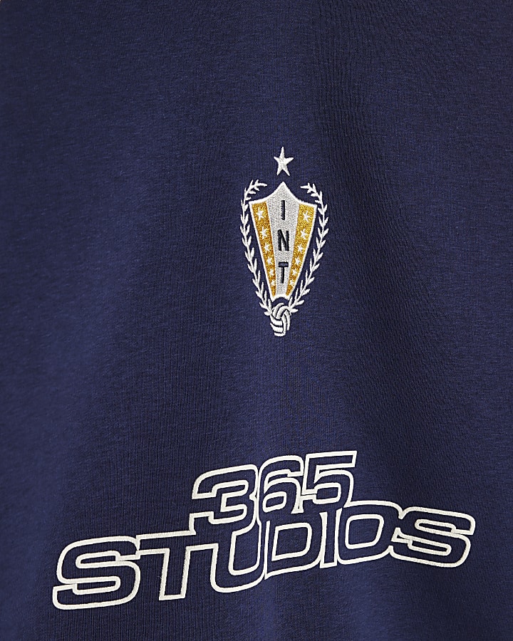 Navy 36S Sports Colour Block Sweatshirt