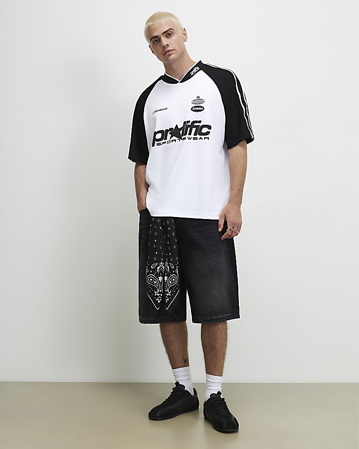White Cotton Blend Prolific T-Shirt