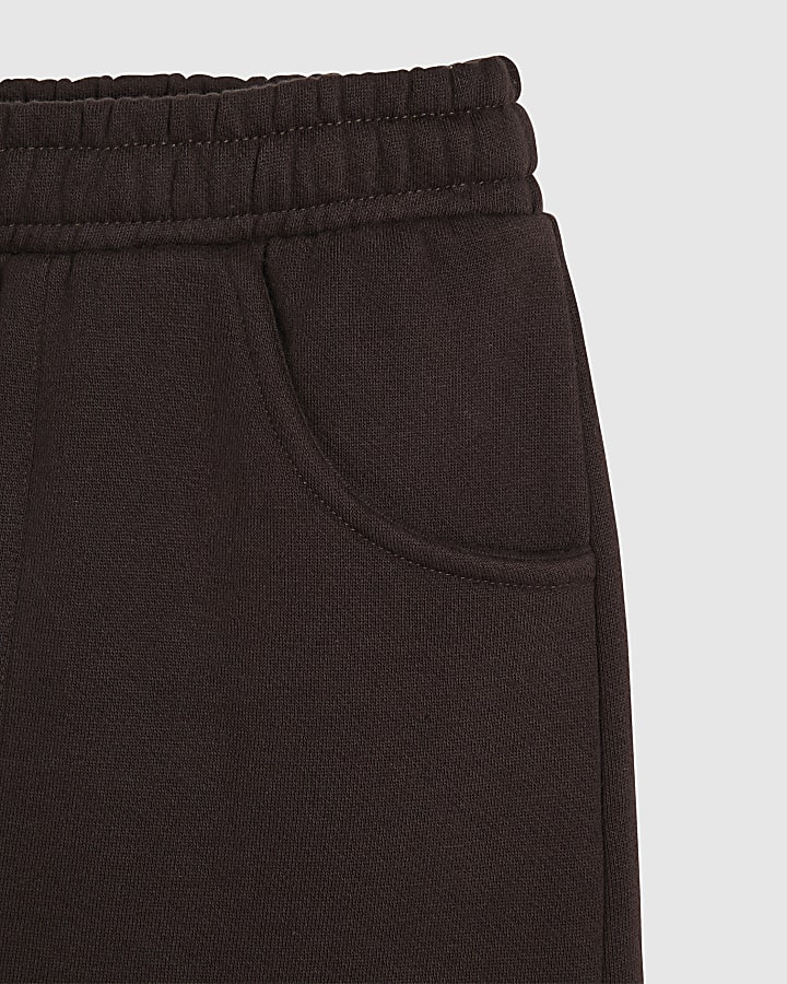 Brown Regular Fit Sanctuaire Patch Joggers