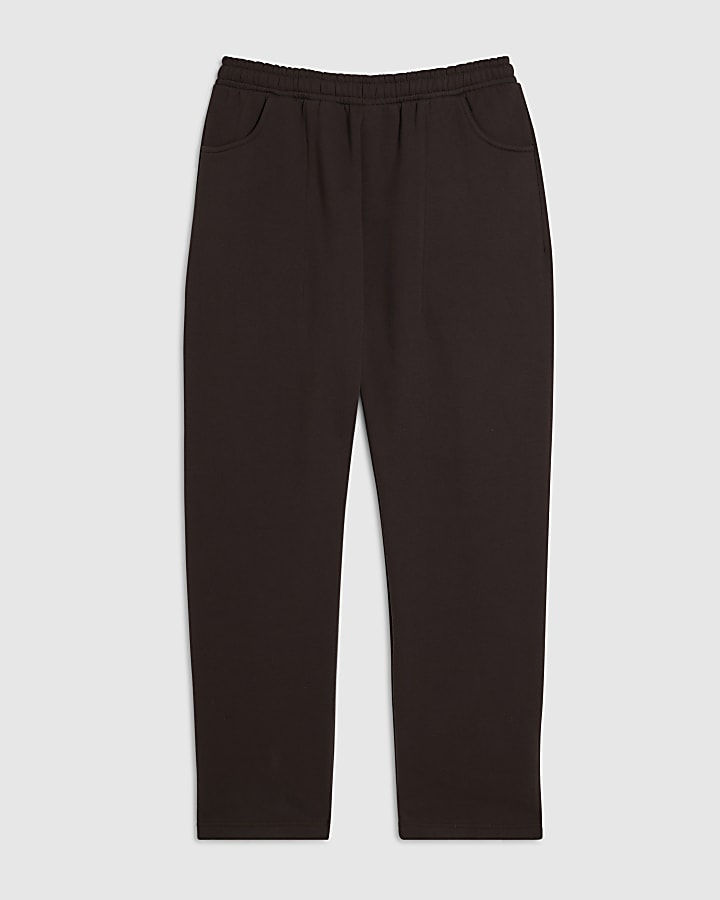 Brown Regular Fit Sanctuaire Patch Joggers