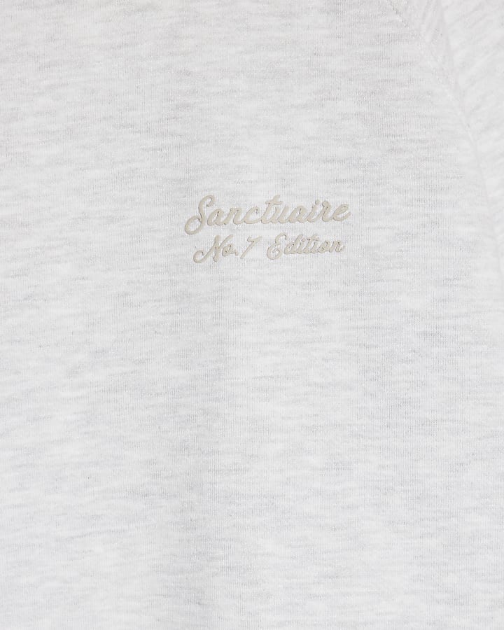Grey Regular Fit Sanctuaire Patch Joggers