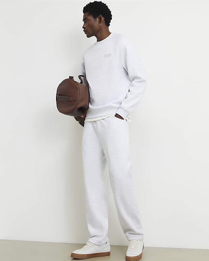 Grey Regular Fit Sanctuaire Patch Joggers