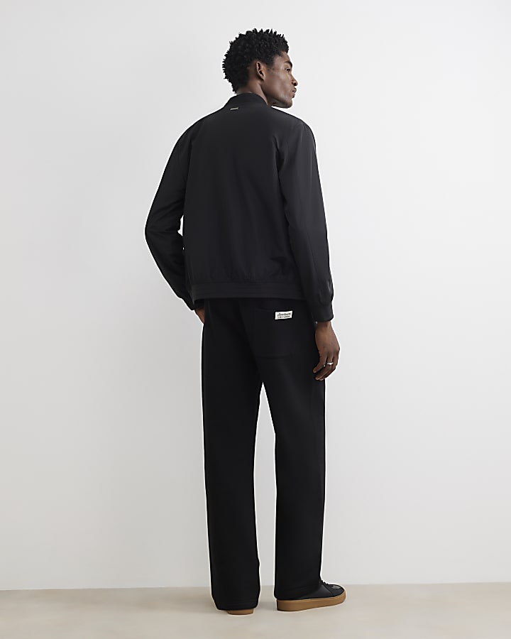 Black Regular Fit Sanctuaire Patch Joggers