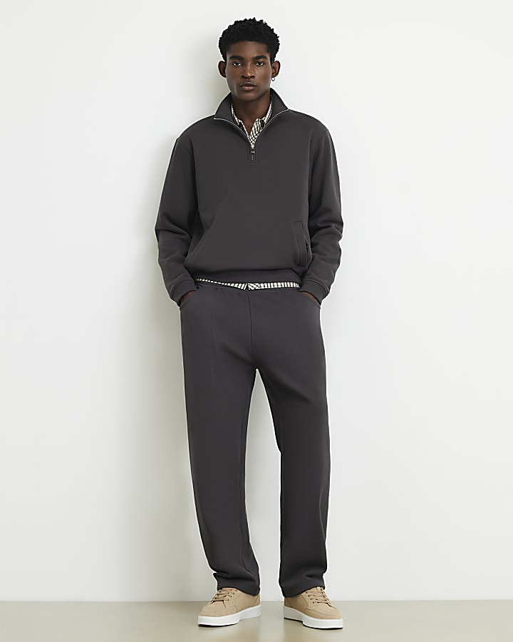 Grey Regular Fit Sanctuaire Patch Joggers