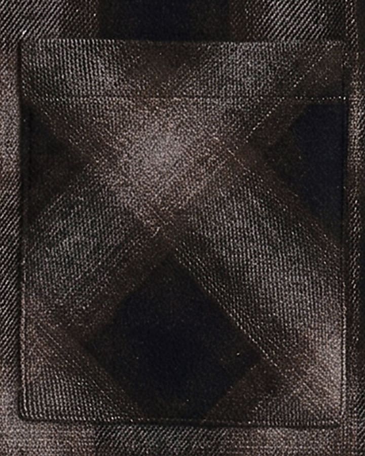 Brown Check Overshirt