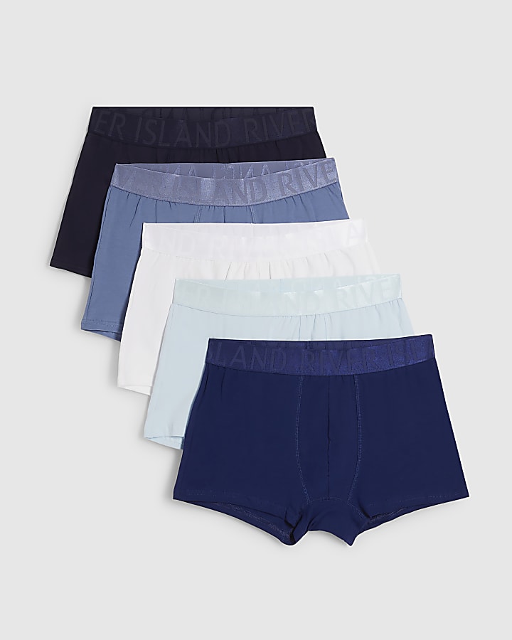 Blue Extra Large Pack Of 5 Trunks