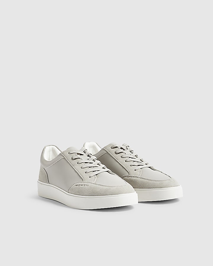 Grey Wedge Cupsole Trainers