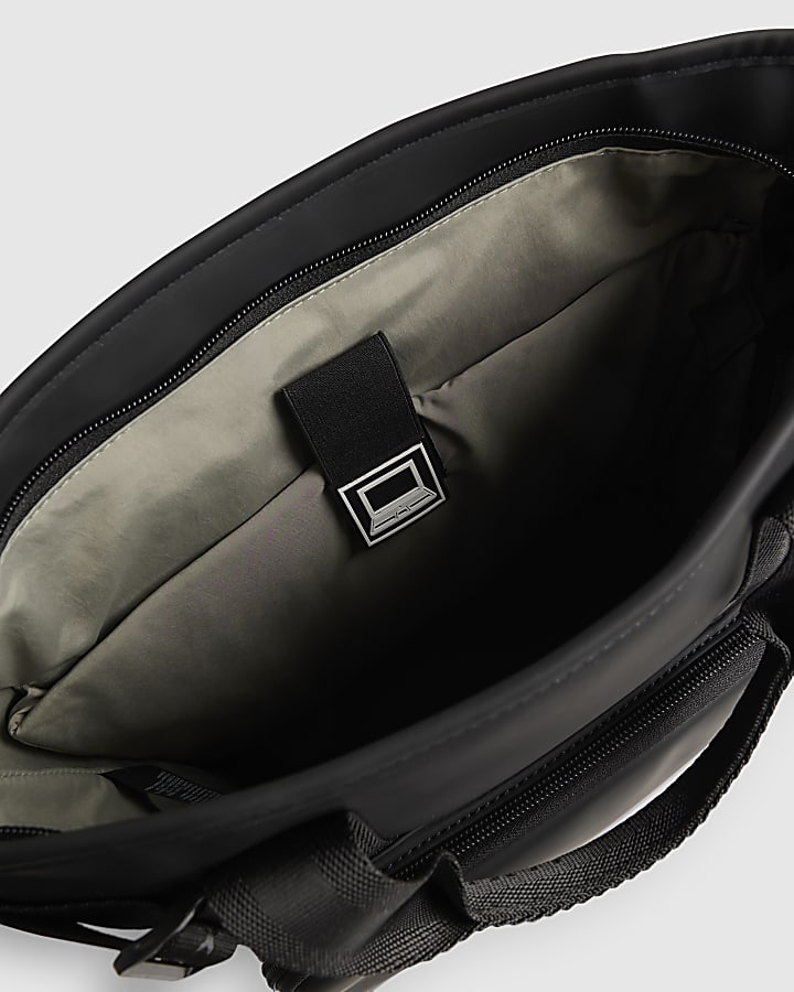 Black Rubber MCMXII Tote Backpack