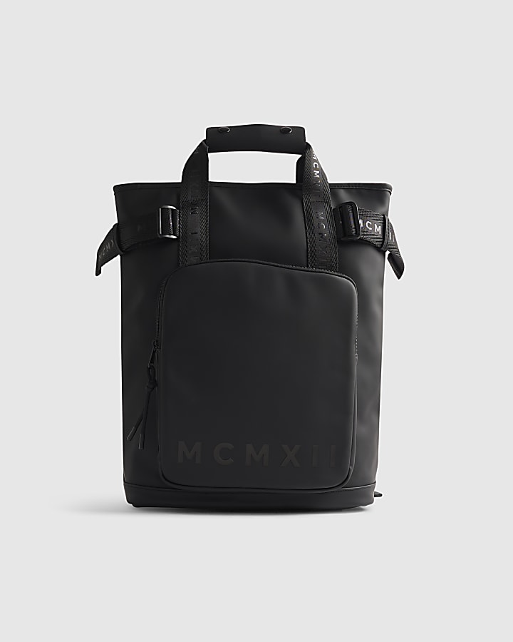 Black Rubber MCMXII Tote Backpack
