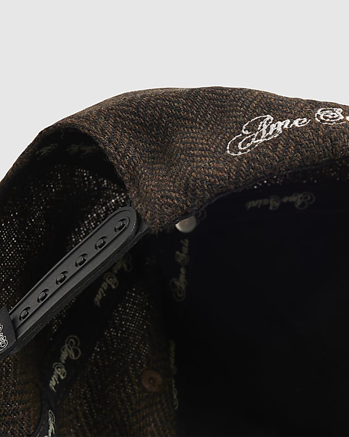 Khaki Ame Saint Herringbone Cap