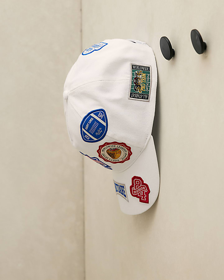 White Badged Racing Cap