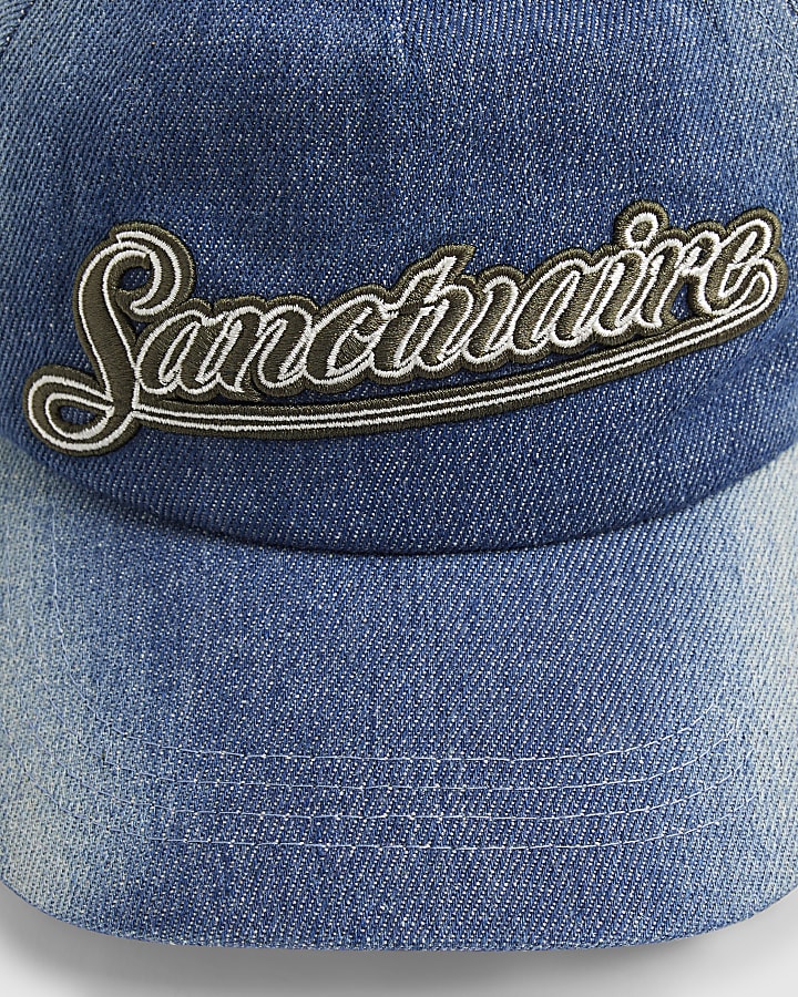Blue Sanctuaire Denim Washed Cap