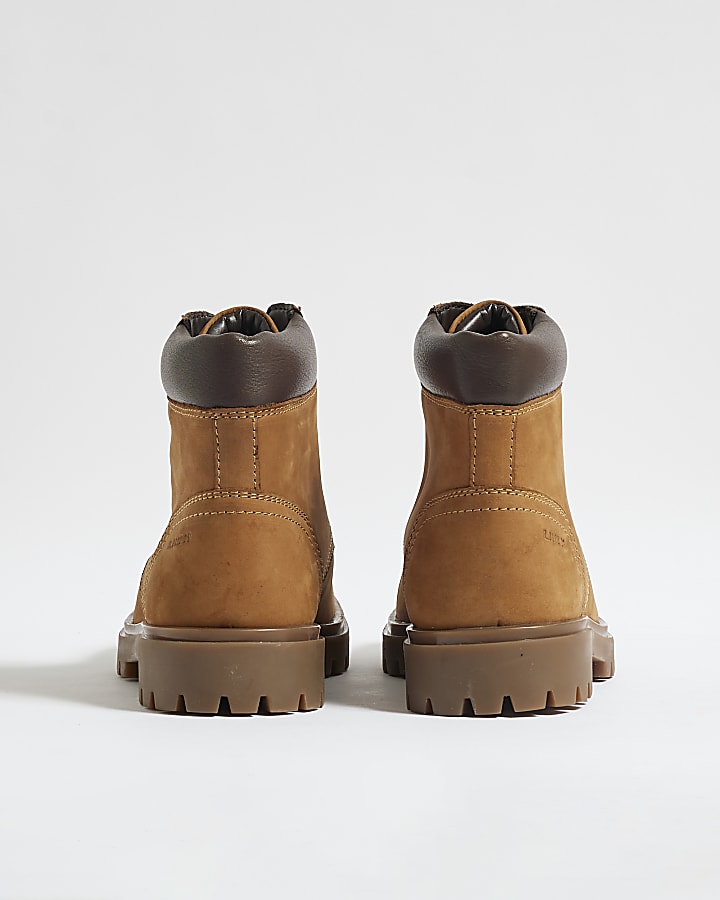Brown Nubuck Boots