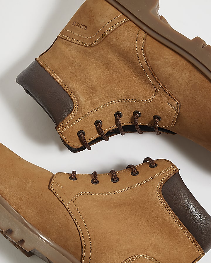 Brown Nubuck Boots