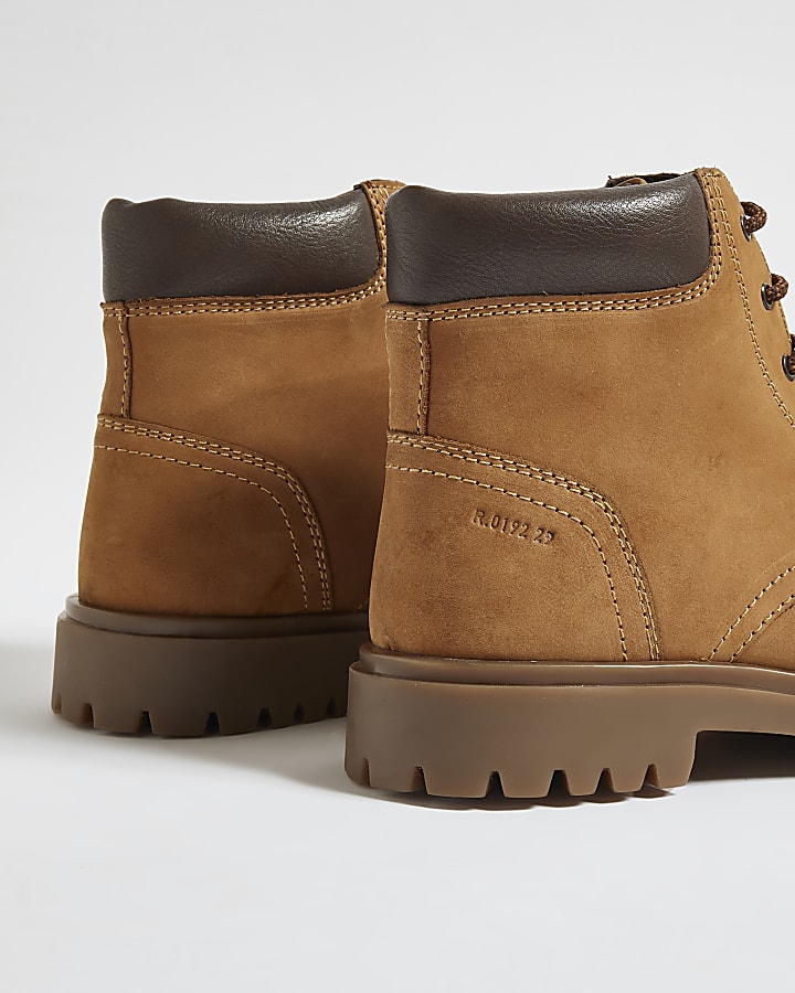 Brown Nubuck Boots