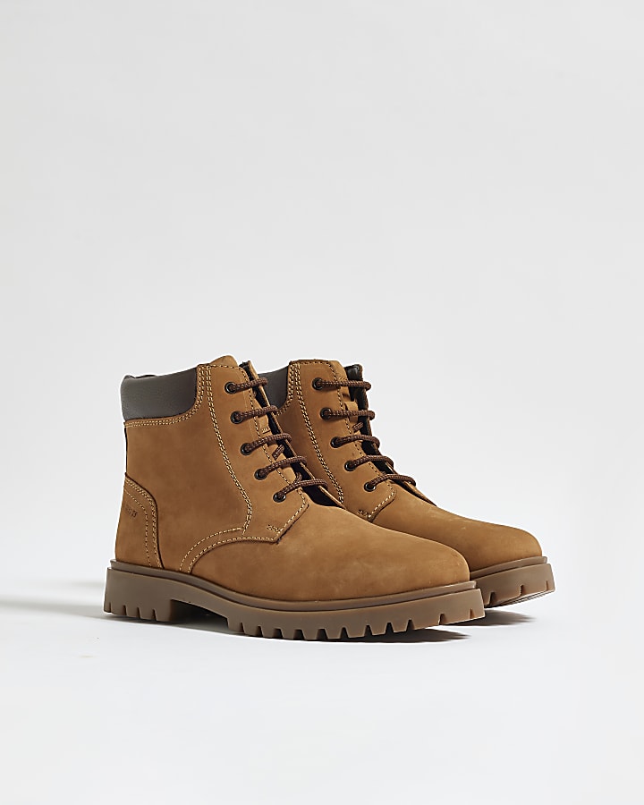Brown Nubuck Boots