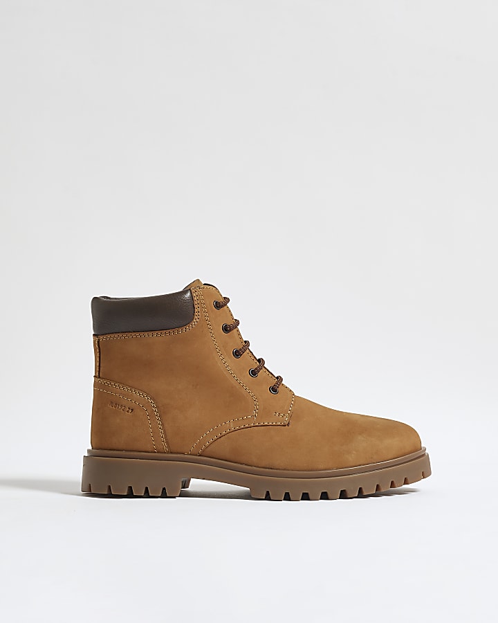 Brown Nubuck Boots