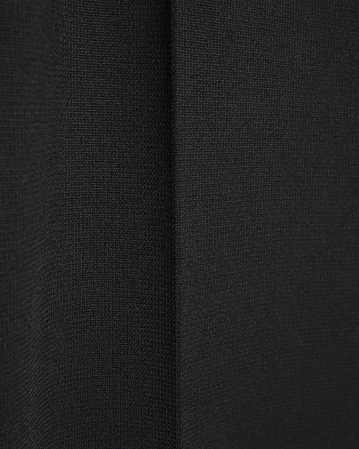 Black Slim Fit Fine Textured Trousers