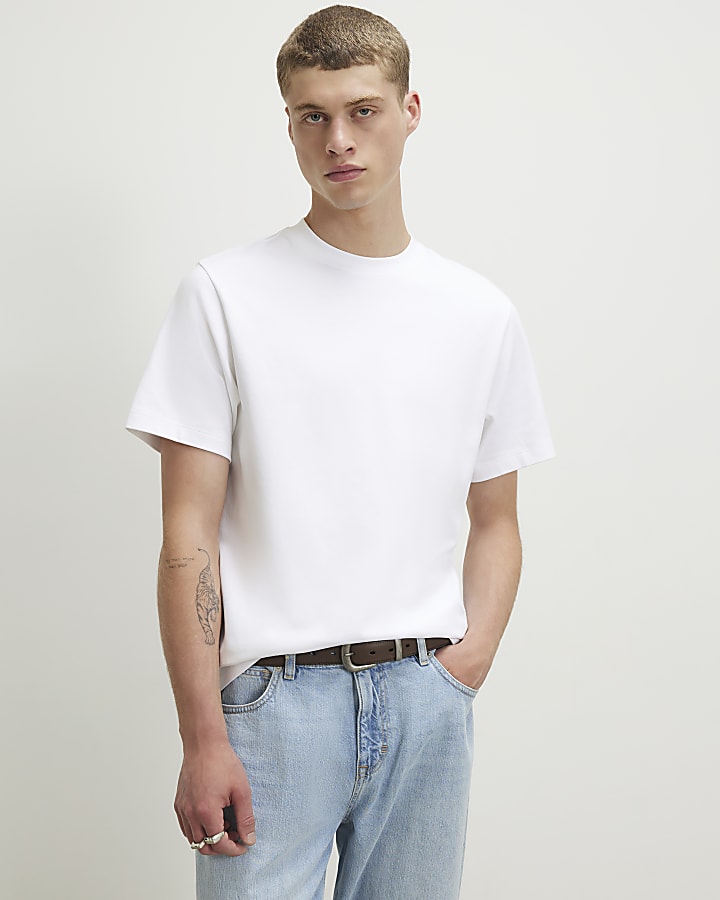 White Regular Fit T-Shirt
