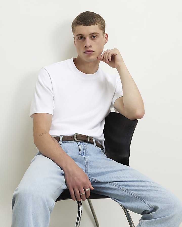 White Regular Fit T-Shirt