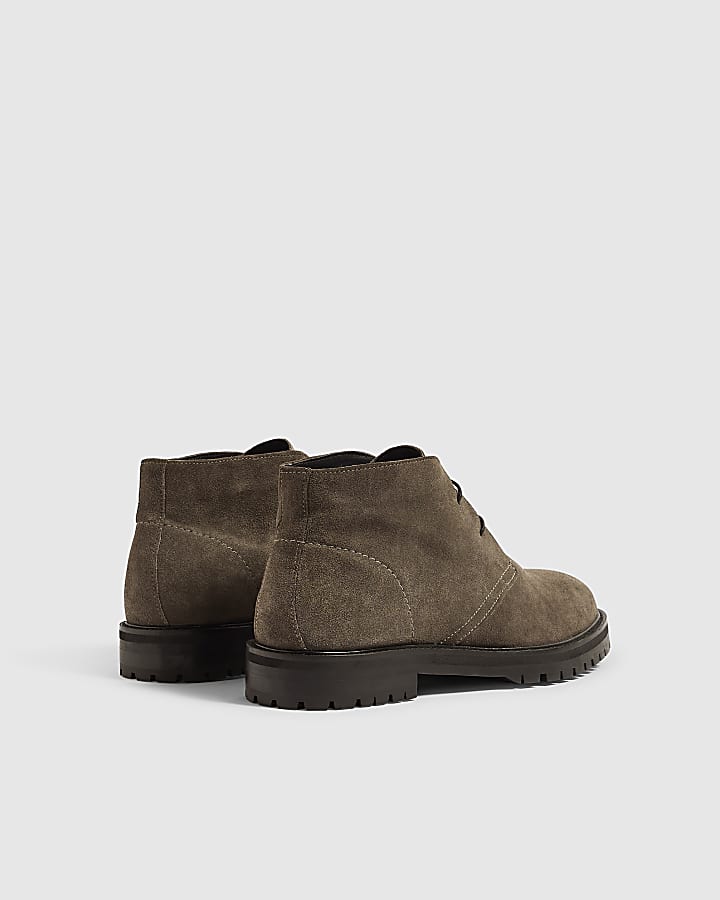 Grey Suede Chukka Boots
