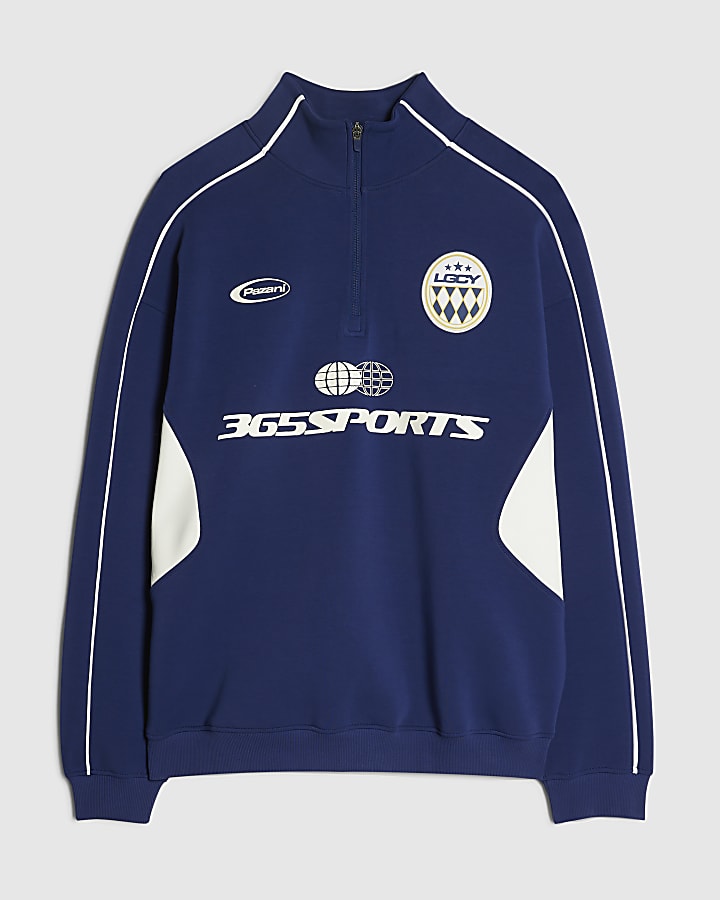Navy 365 Studio Funnel Sweatshirt