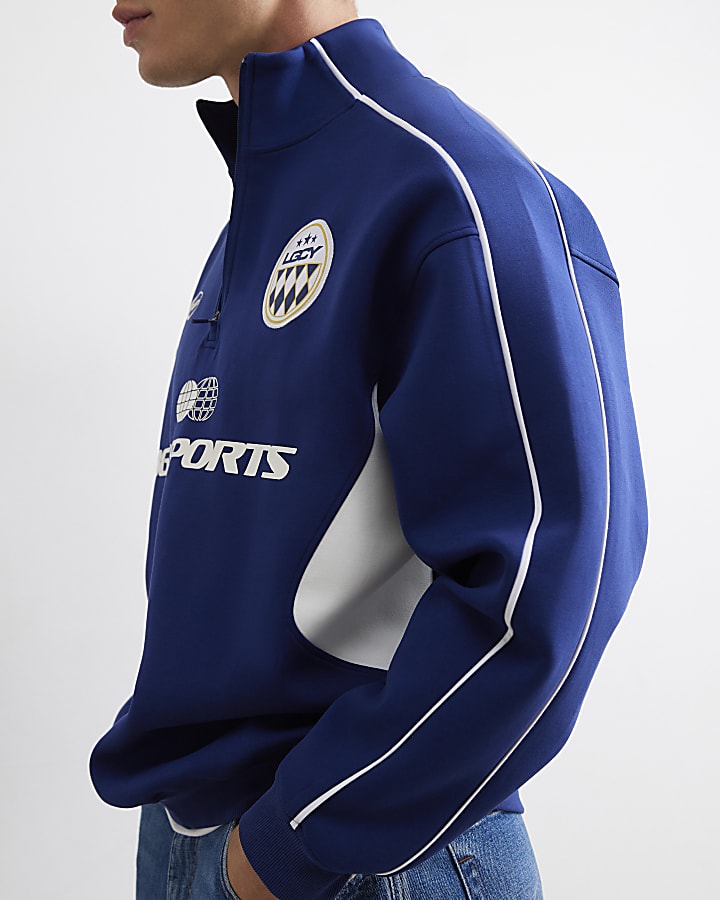 Navy 365 Studio Funnel Sweatshirt