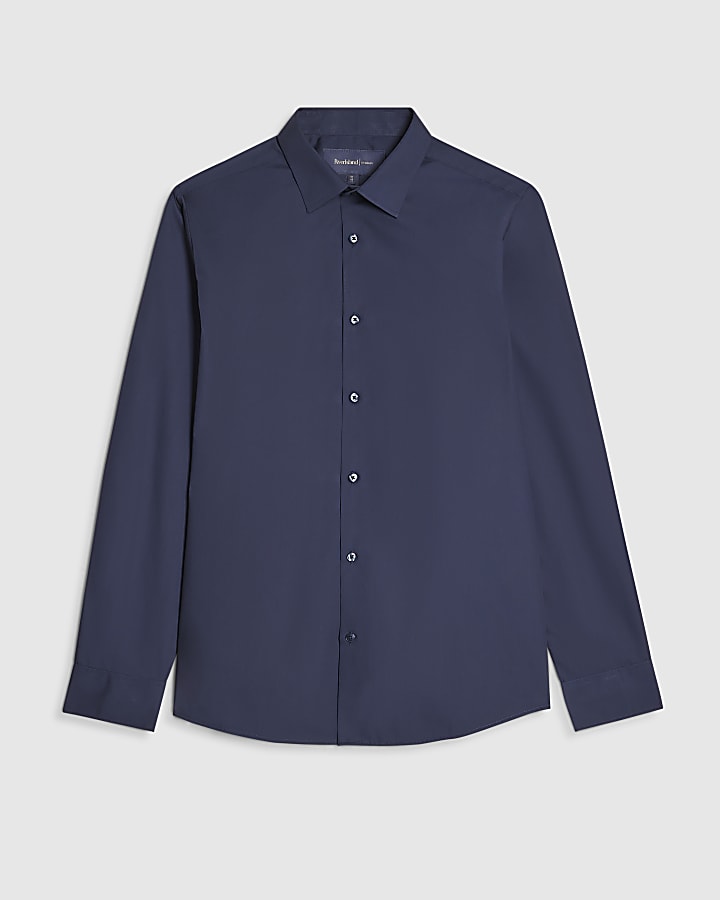 Navy Slim Fit Shirt