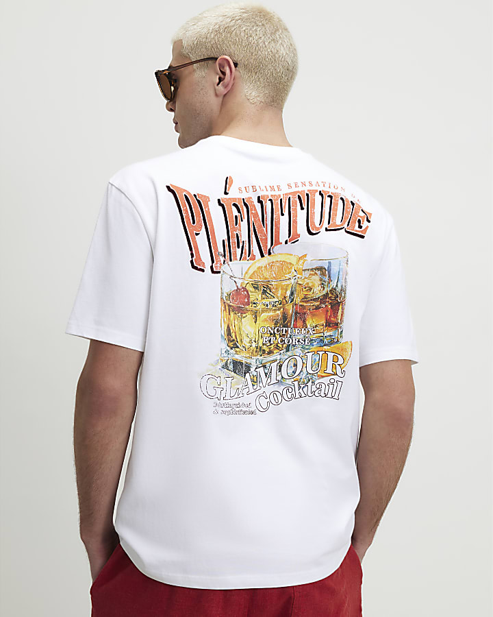 White Plenitude Cocktail T-Shirt