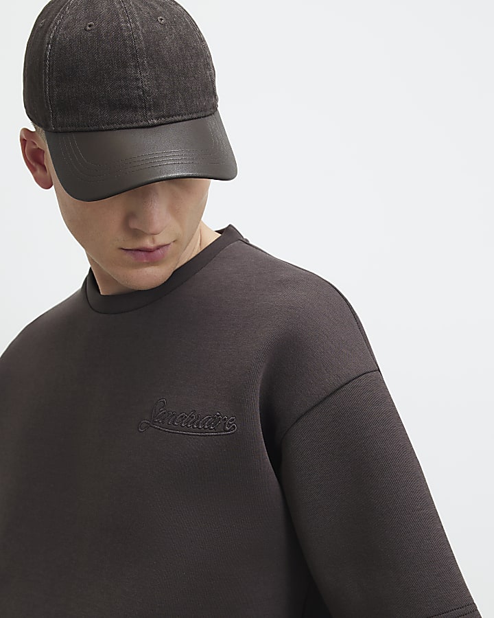 Brown Premium Oversized Sanctuaire T-Shirt