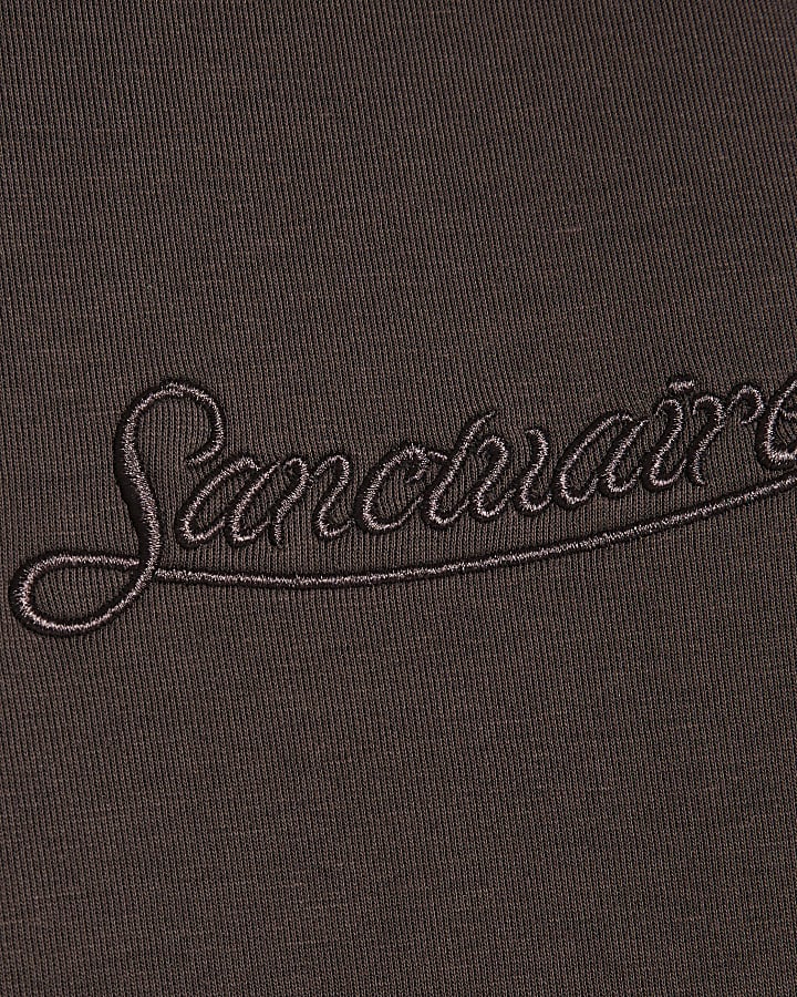 Brown Premium Oversized Sanctuaire T-Shirt