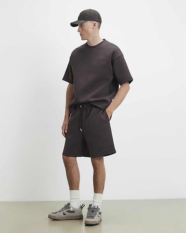 Brown Premium Oversized Sanctuaire T-Shirt