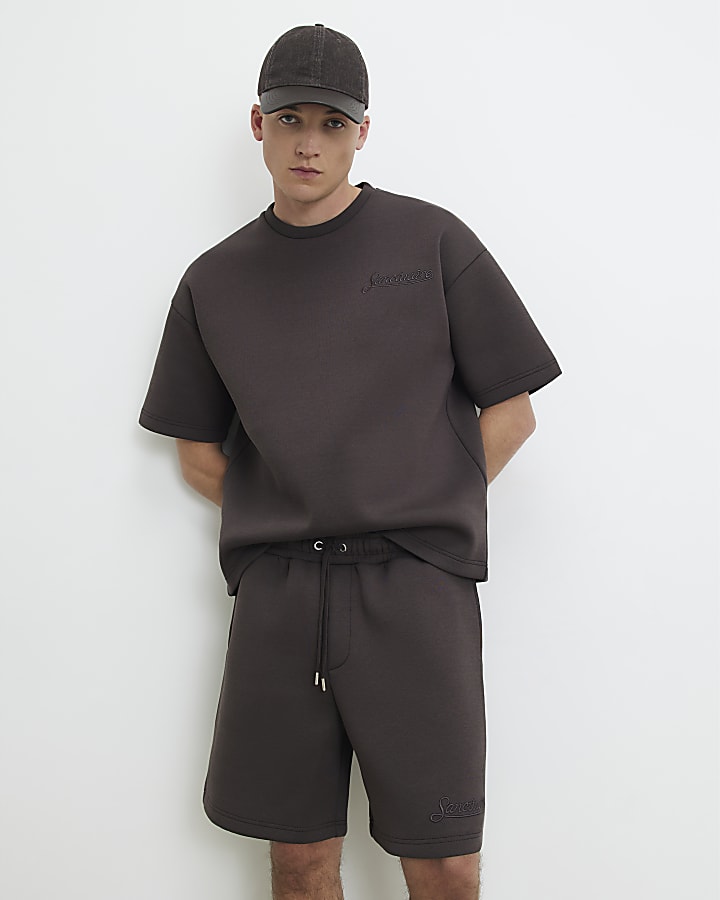 Brown Premium Oversized Sanctuaire T-Shirt