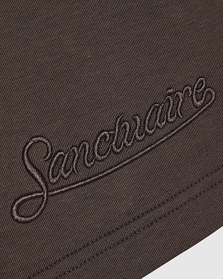 Brown Premium Regular Fit Sanctuaire Shorts