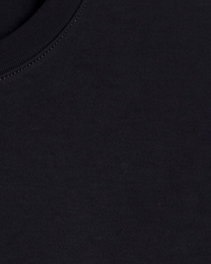 Black Slim Fit Cotton T-Shirt