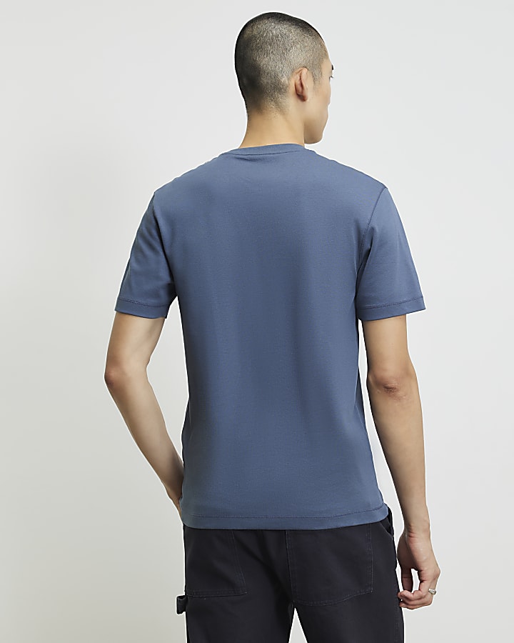 Blue Slim Fit T-Shirt