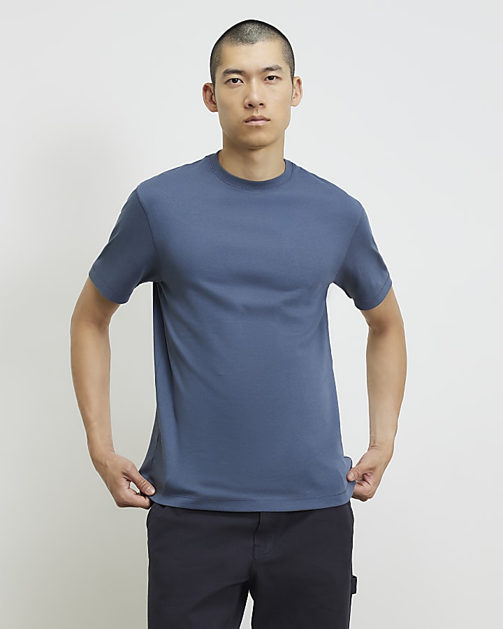 Blue Slim Fit T-Shirt