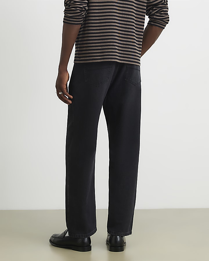 Brown Regular Fit Stripe T-Shirt