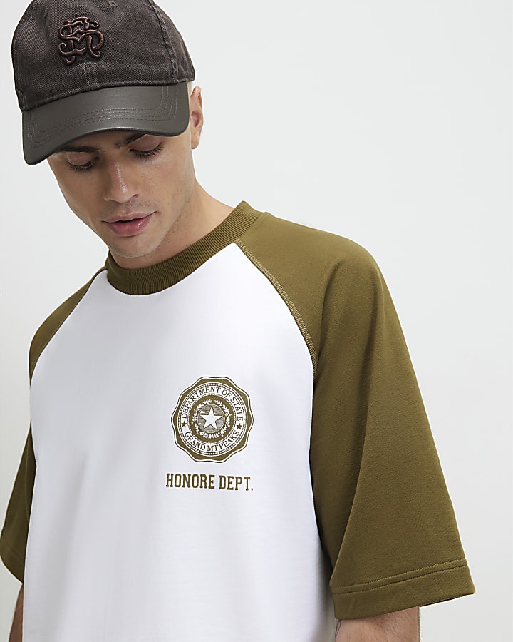 Cream Oversized Fit Cotton Archival T-shirt
