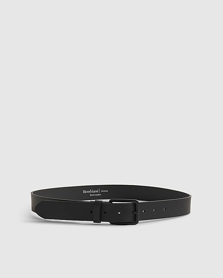 Black Leather Belt