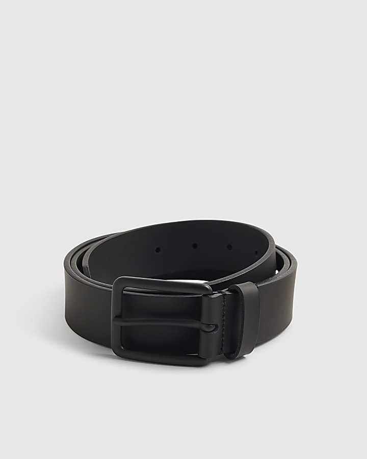 Black Leather Belt