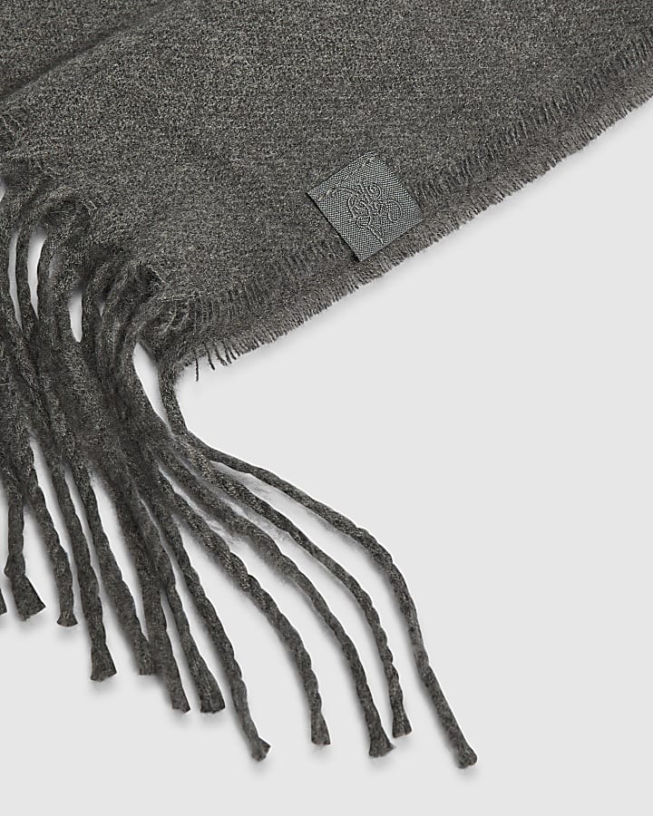 Grey Cotton Scarf